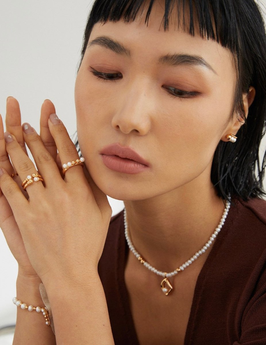 Zoey - Freshwater Pearl Rings - Pearlorious Jewellery