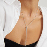 Zoey - Simple Chain Long Necklace - Pearlorious Jewellery